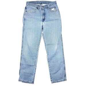 Vintage Harley Davidson Mens Straight Jeans 32/30 Denim Light Wash See photos